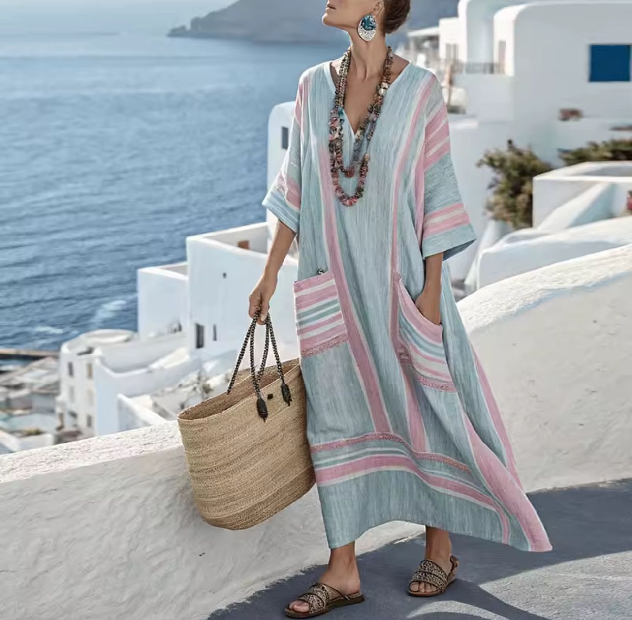Moda Lusitana - Vestido Longo de Praia
