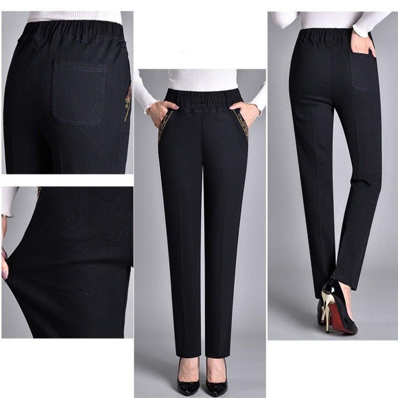 Moda Lusitana - Jeans Elegantes com Bolsos Laterais