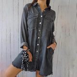 JansenStyle™ Oona - Blazer jeans oversized da moda