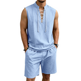Moda Lusitana - Conjunto de Camisa e Calções de Linho