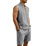 Moda Lusitana - Conjunto de Camisa e Calções de Linho