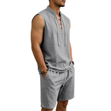 Moda Lusitana - Conjunto de Camisa e Calções de Linho