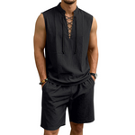 Moda Lusitana - Conjunto de Camisa e Calções de Linho