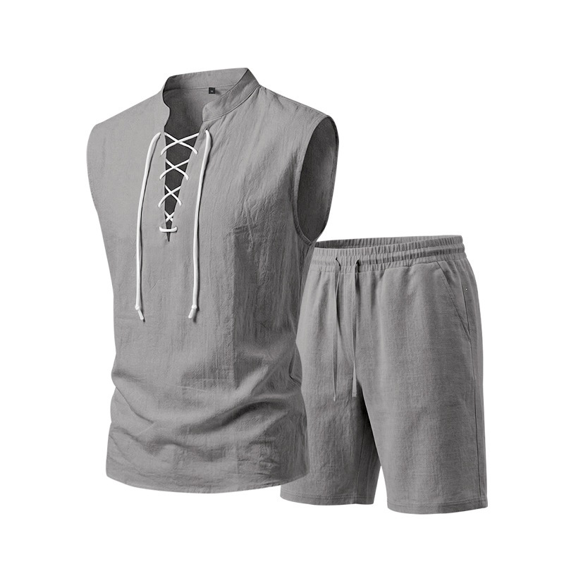 Moda Lusitana - Conjunto de Camisa e Calções de Linho