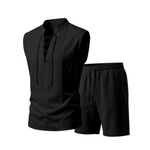 Moda Lusitana - Conjunto de Camisa e Calções de Linho