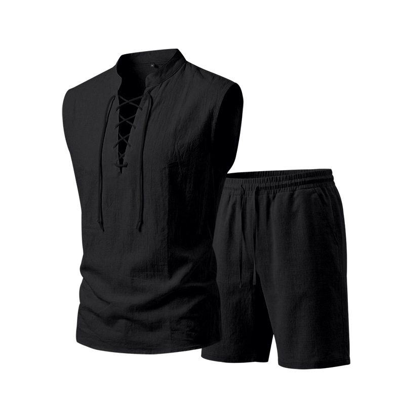 Moda Lusitana - Conjunto de Camisa e Calções de Linho