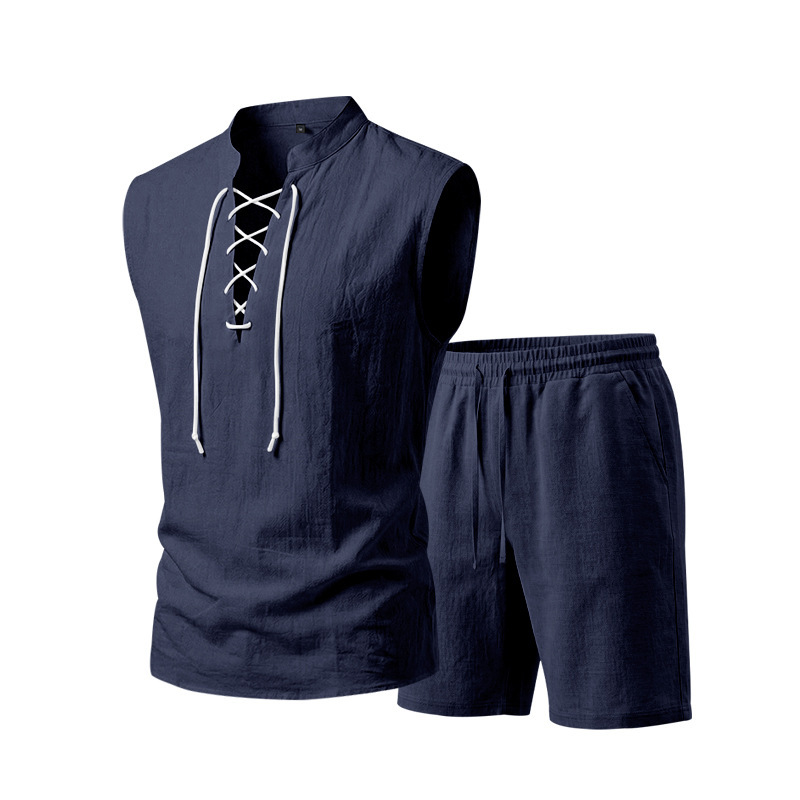 Moda Lusitana - Conjunto de Camisa e Calções de Linho