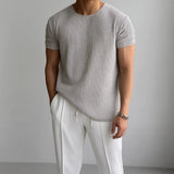 Camiseta elegante de malha
