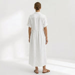 Moda Lusitana - Vestido Elegante em Linho