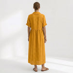 Moda Lusitana - Vestido Elegante em Linho