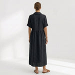 Moda Lusitana - Vestido Elegante em Linho
