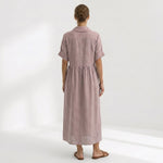 Moda Lusitana - Vestido Elegante em Linho