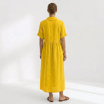 Moda Lusitana - Vestido Elegante em Linho