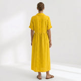 Moda Lusitana - Vestido Elegante em Linho