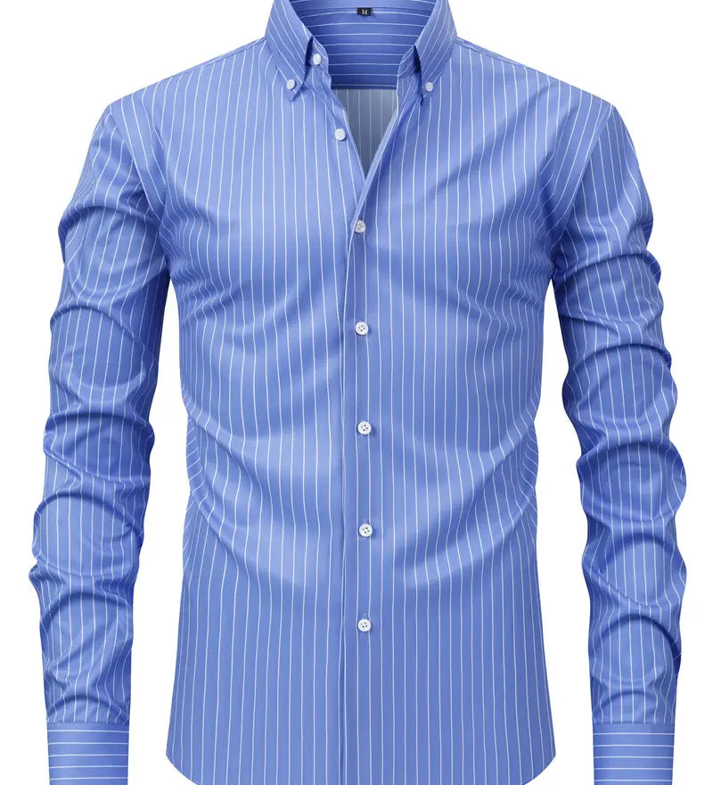 Camisa às riscas chique