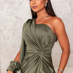 Moda Lusitana - Vestido Elegante de Cetim