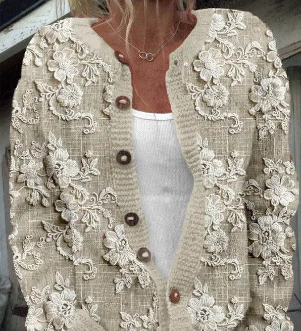 Zita™ | CARDIGAN FLORAL ELEGANTE