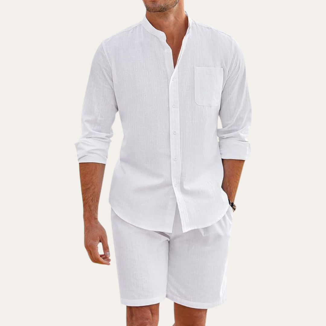 Conjunto de verão em linho