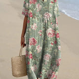 Camélia - Vestido Midi Floral Retro
