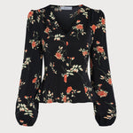 Women's Woven Polyester Blouses Tops - RIHOAS