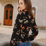 Women's Woven Polyester Blouses Tops - RIHOAS